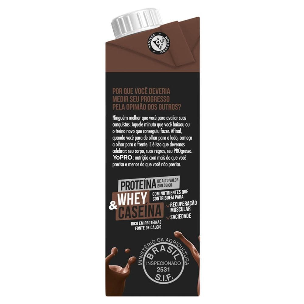 Bebida láctea YoPRO 15g Chocolate 250ml