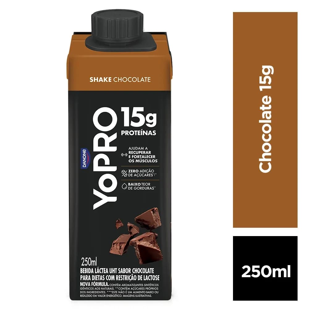 YoPRO Bebida Láctea UHT Chocolate 15g 250ml | Mundo Danone