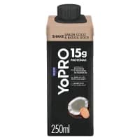 YoPRO Bebida Láctea UHT Coco com Batata-Doce 15g de proteínas 250ml