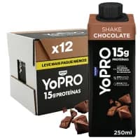 YoPRO Bebida Láctea UHT Chocolate 15g de proteínas 250ml - 12 unidades
