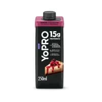 YoPRO Bebida Láctea UHT Cheesecake Frutas Vermelhas 15g de proteínas 250ml