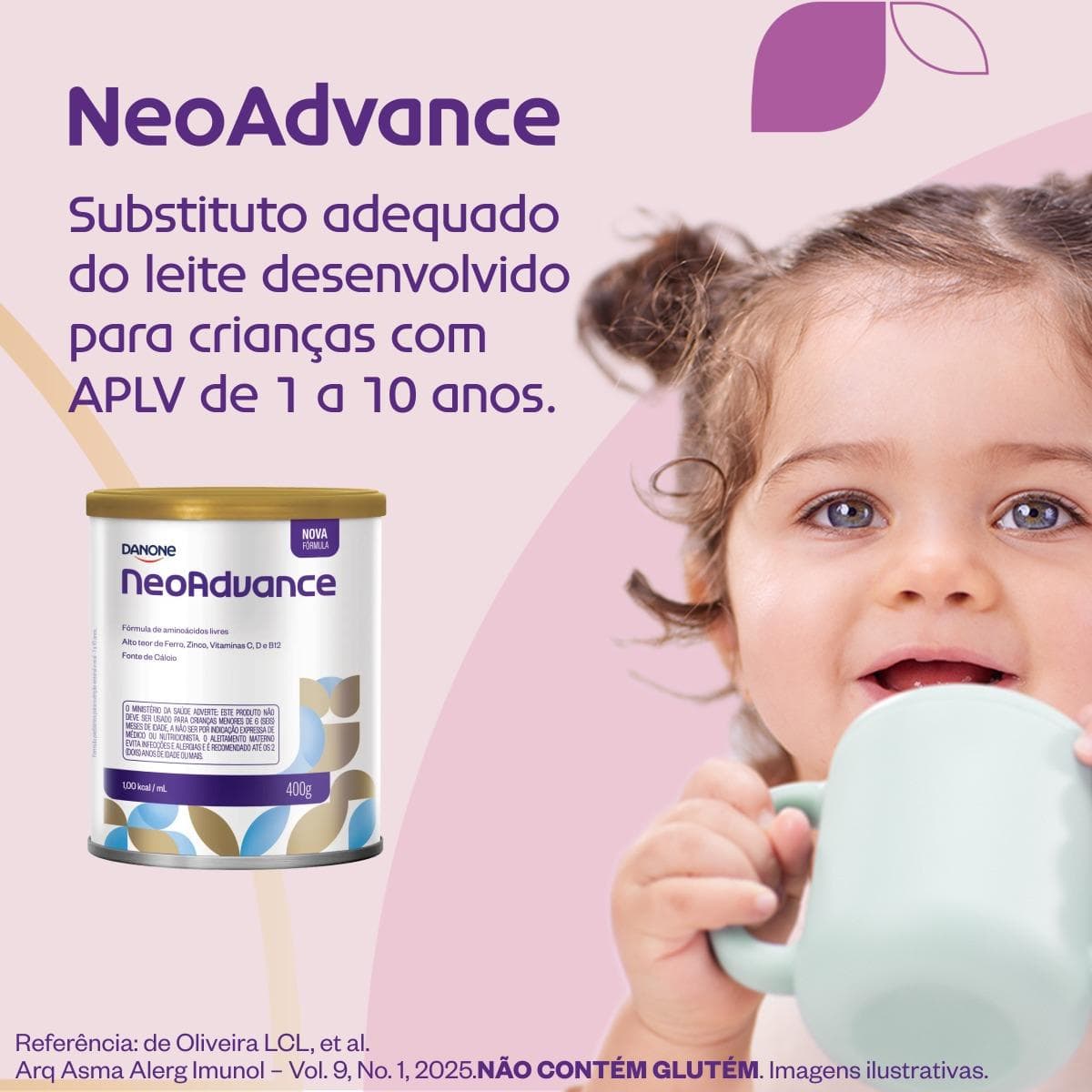 Neo Advance 400g: Suplemento Infantil 1 a 10 anos