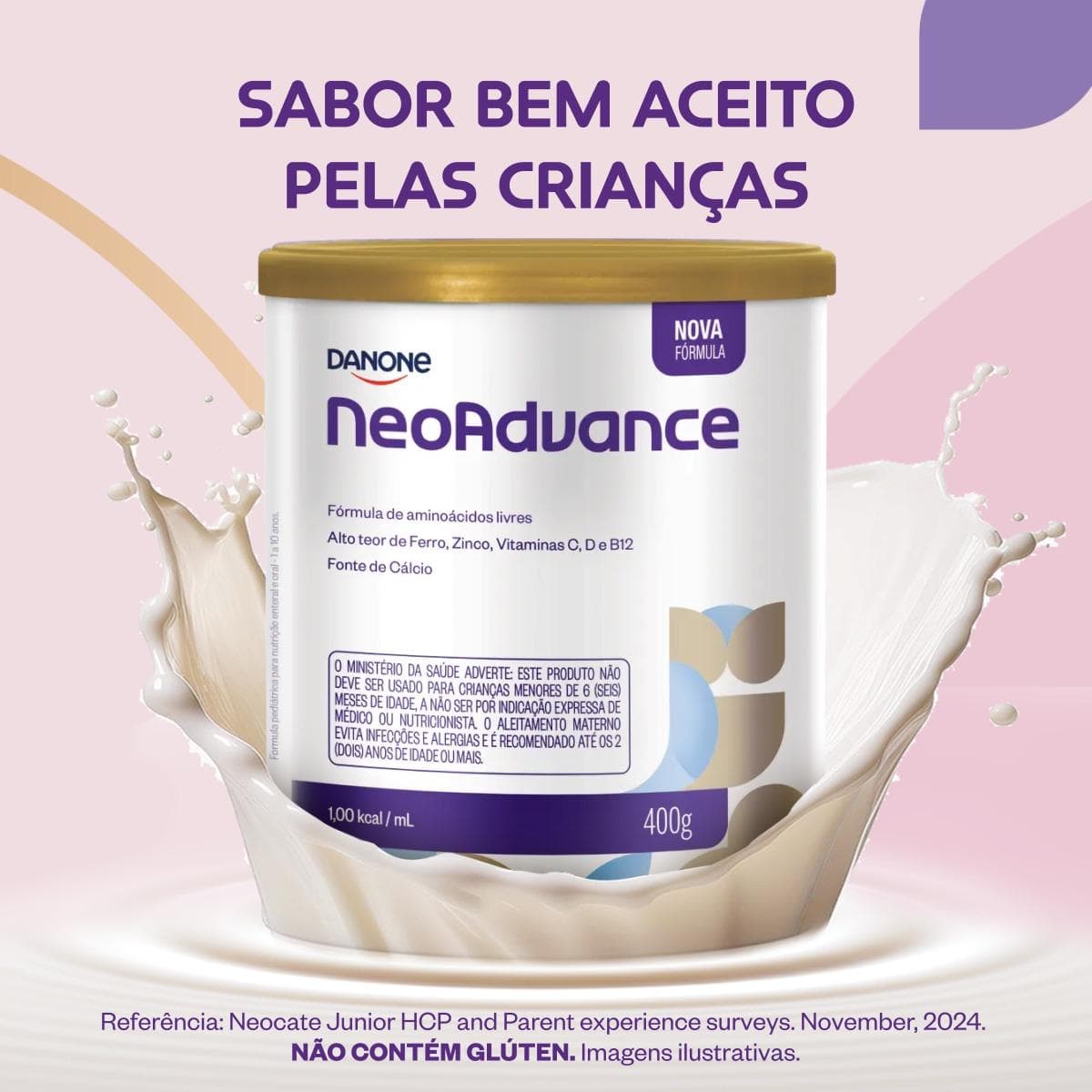 Neo Advance 400g: Suplemento Infantil 1 a 10 anos