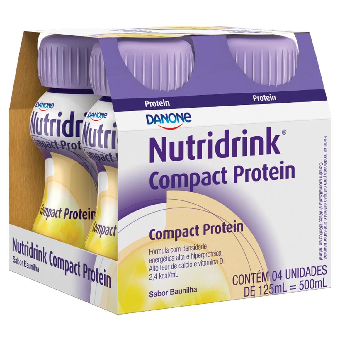 Nutridrink Compact Protein Baunilha com 4 unidades
