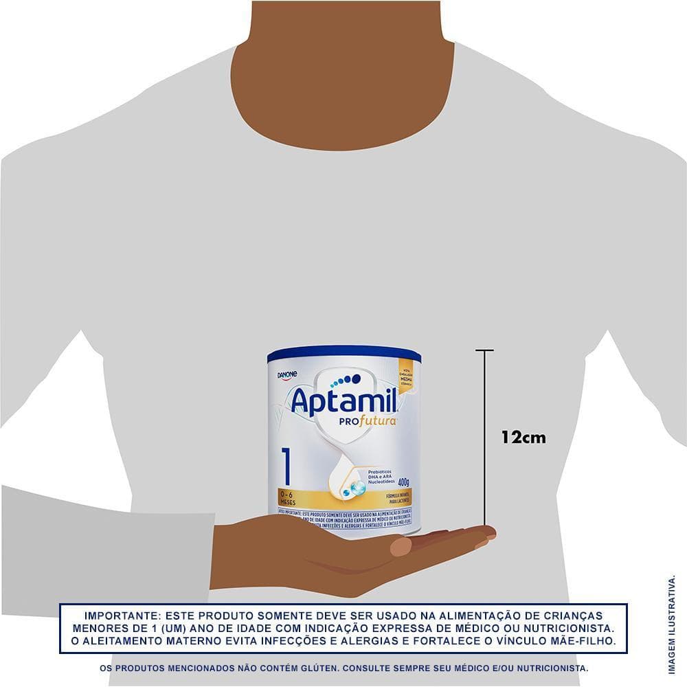 Fórmula Infantil Aptamil Profutura 1 400g - 0-6 meses