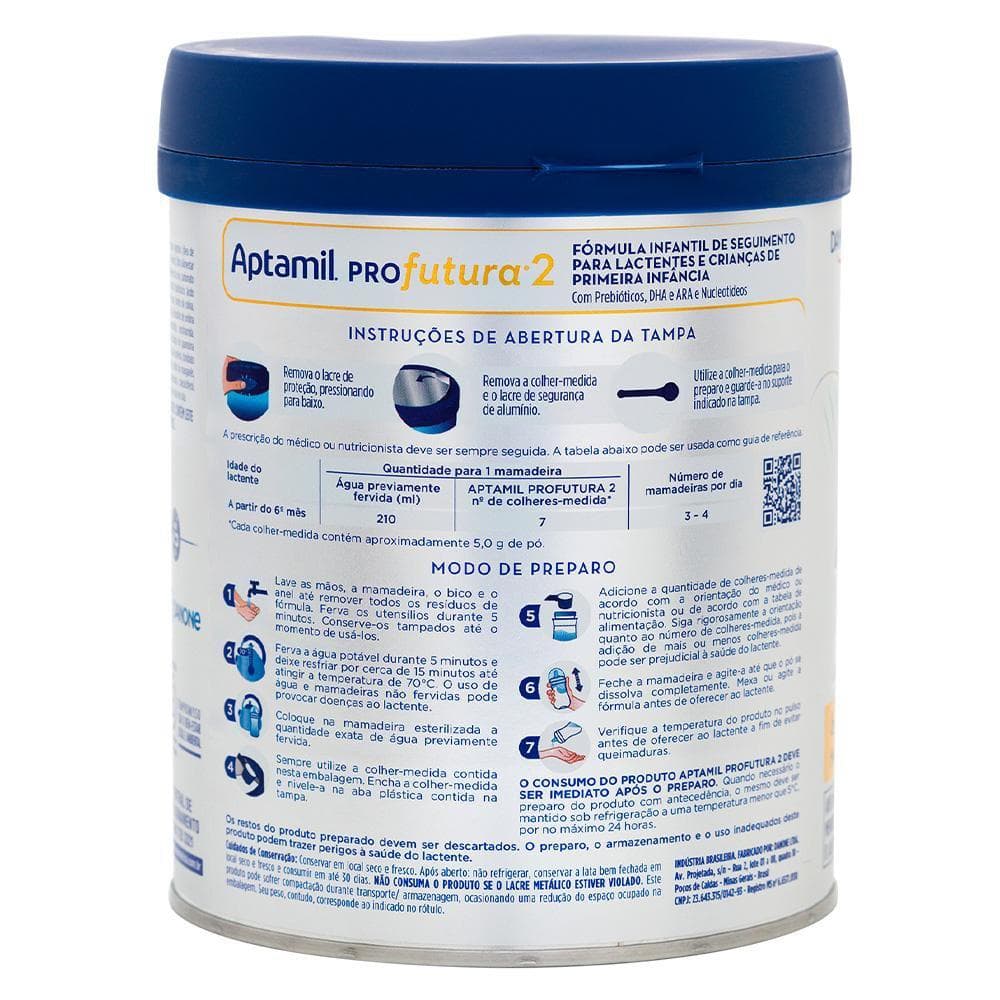 Fórmula Infantil Aptamil Profutura 2 800g - 6-12 meses