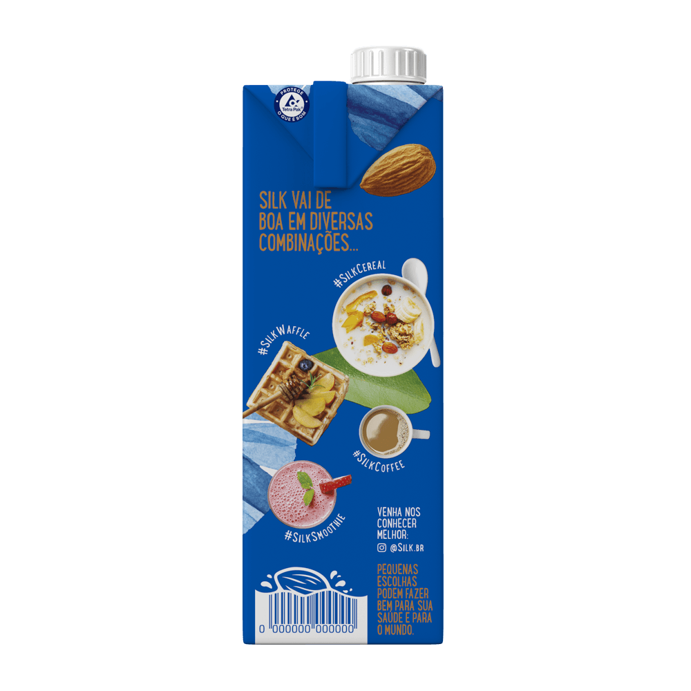 Bebida Vegetal: Silk Amêndoas 1L | Mundo Danone