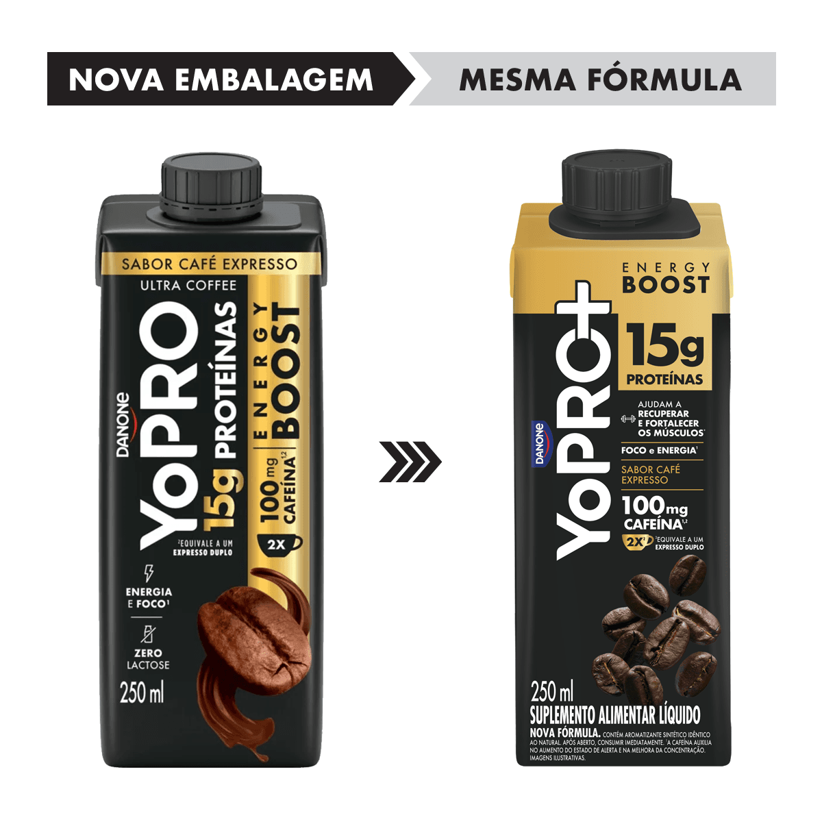 YoPRO Energy Boost Café Expresso 15g de Proteínas 250ml
