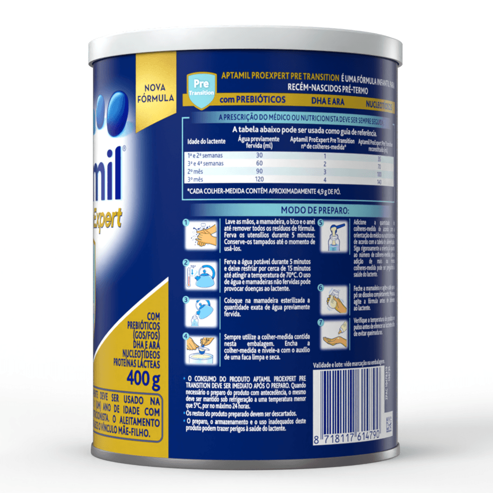 Fórmula Infantil Aptamil ProExpert Pre Transition 400g