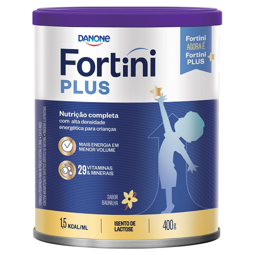 Fortini Plus em Pó Baunilha 400g