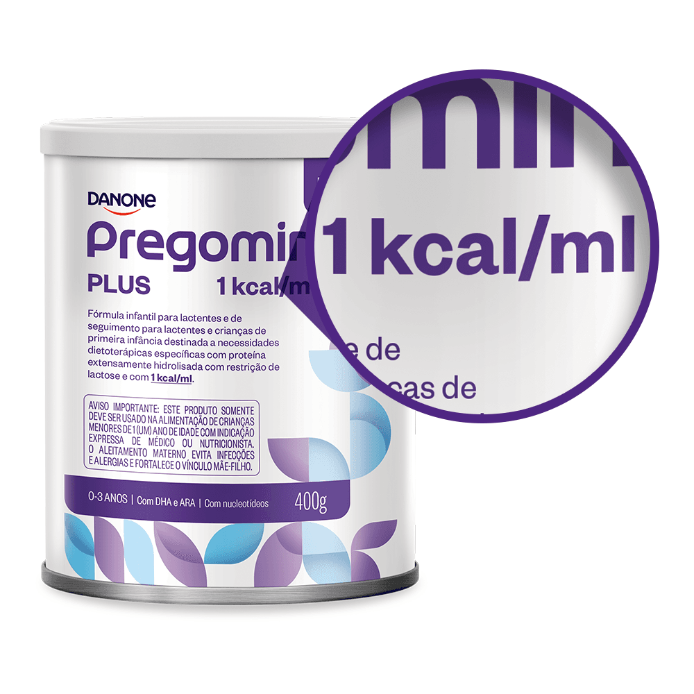 Hero Image Pregomin Plus com destaque para 1kcal/ml